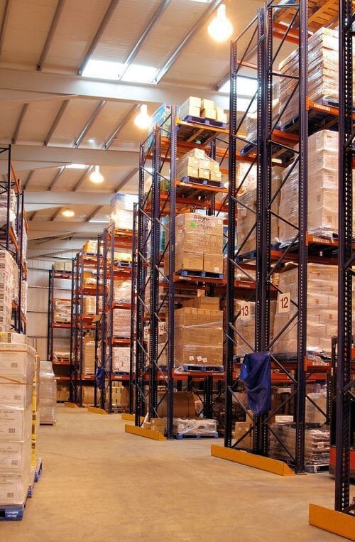 Mecalux Heavy Duty Industrial Pallet Racking Frame UK Shelving LTD